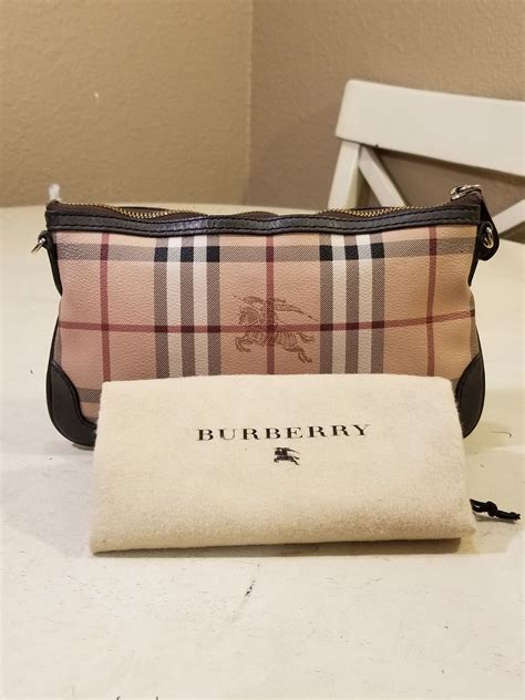 burberry like plaid makeup bag|mini Burberry handbags canvas.